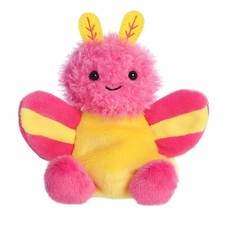 Palm Pals - 5" Astrid Rosy Maple Moth Stuffed Animal Plush Soft, Fluffy Touch