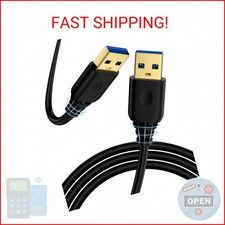 USB A to USB A Cable 6FT, USB 3.0 Type A to A Male Cable Double Sided USB Cord f