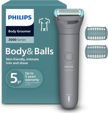 Philips Body Groomer 3000 Series Cordless Trimmer For Men - Grey BG3480/15 *NEW*