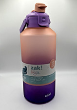 zak Leak-Proof Duo Gulp Lid BPA-Free Water Bottle 64oz Pink Purple-NEW