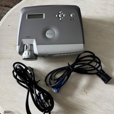 Dell 3200MP DLP Front Projector Case Power Cord VGA Cable Power Tested PARTS