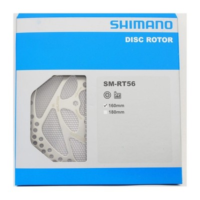 Shimano SM-RT56-S Disc Brake 160mm 6-bolt Rotor, w/ Bolts & Washers ...