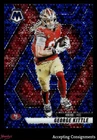2025 Panini Mosaic Football No Huddle Blue George Kittle #46