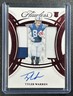 TYLER WARREN 2025 PANINI FLAWLESS ROOKIE DUAL PATCH AUTO RUBY JERSEY RC 14/15