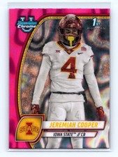 2024 University Chrome Jeremiah Cooper #99 Pink Lava Refractor Iowa State