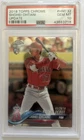 2018 SHOHEI OHTANI TOPPS CHROME UPDATE RC #HMT32 ROOKIE DEBUT PSA 10 GEM-MINT!!