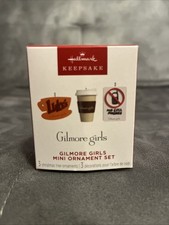 Hallmark 2025 Gilmore Girls Mini Ornament Set 3  NMIB