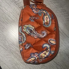 Vera Bradley Orange Manor Paisley  Hipster Ultralight Handbag NWT