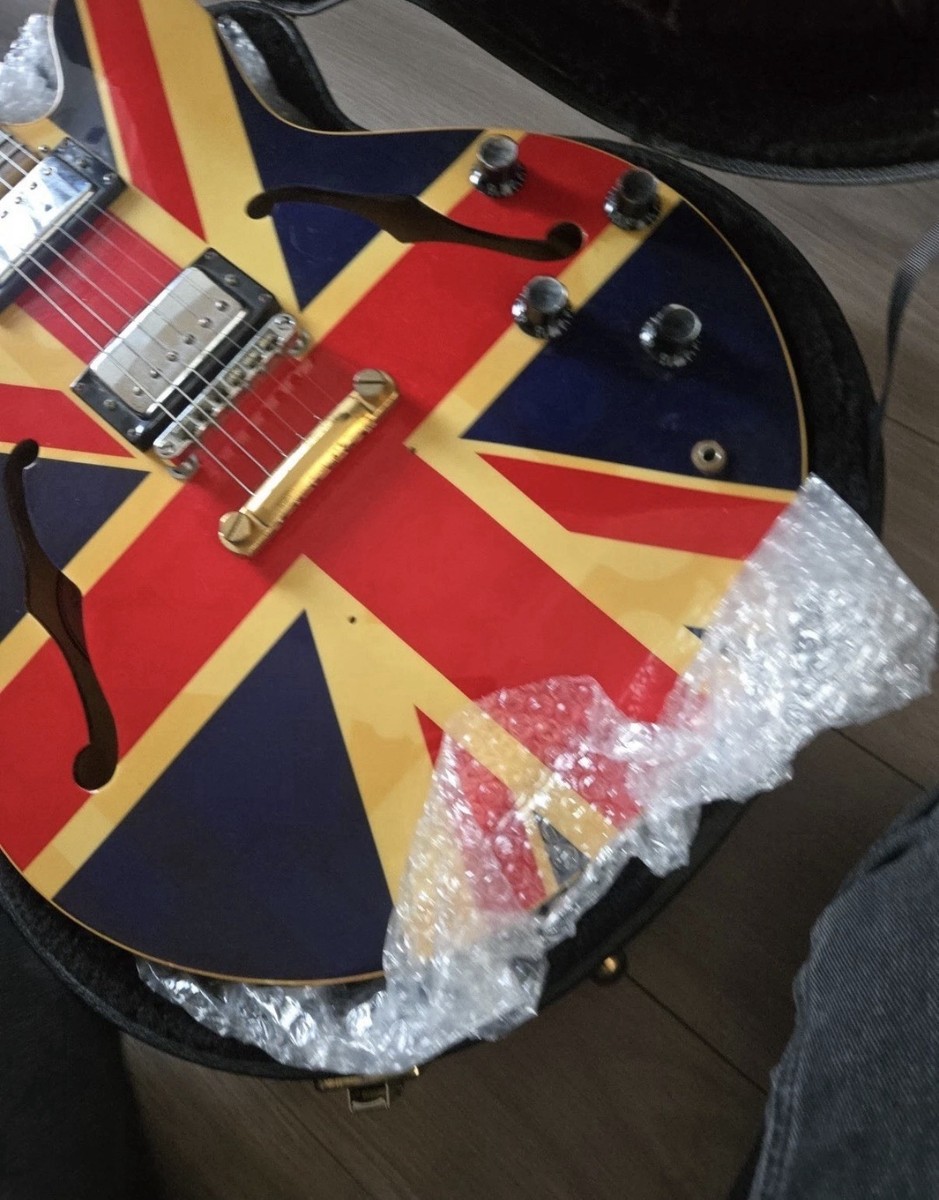 1997 First Run Epiphone Supernova Noel Gallagher Union Jack | eBay