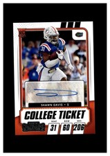 2021 Panini Contenders Draft Picks Autograph #224 Shawn Davis RC Florida Gators