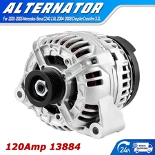 Alternator 13884 For Mercedes-Benz 2001-2005 C240 CLK320 ML320 SLK320 2.6L 120A