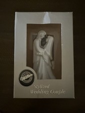 Cake topper per coppia matrimonio stilizzato Wilton