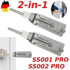 Key Decoder Stainless Steel Key Pick Up Hook Hardware -2 in 1 Maintenance Repair