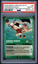 Disney Lorcana Scrooge McDuck Glimmer Foil Promo 36 PSA 10 Gem Mint