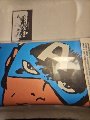 Marvel Comics 46.8'' X 28.2 Captain America Peel & Stick Wall Decals (23) 