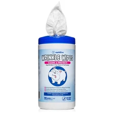 Squishface Wrinkle Wipes – 5”x7” Large Dog Wipes - Deodorizing, Tear Stain Re