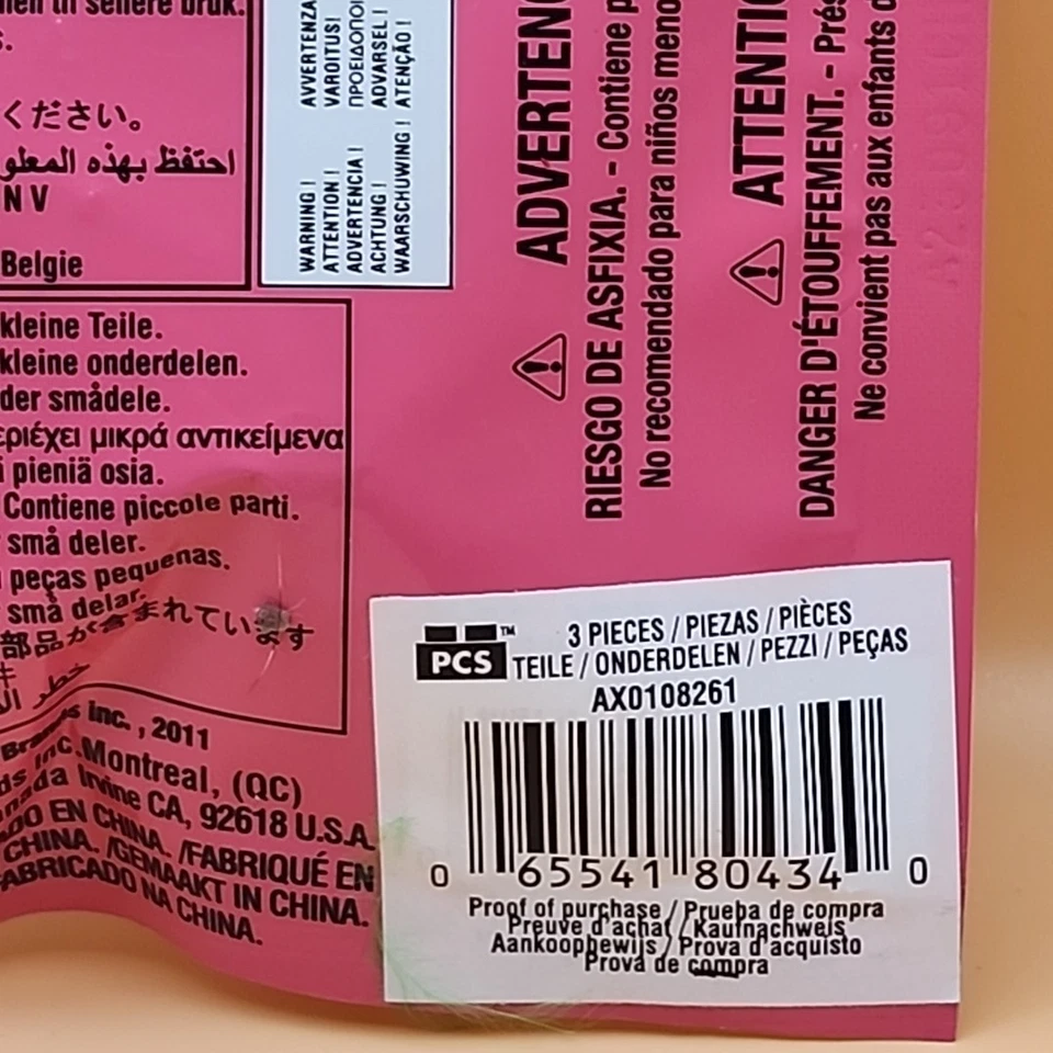 Mini boneco Sanrio Hello Kitty cego pacote com 1 10826 Mega Bloks brinquedos infantis misteriosos - Imagem 3 de 3