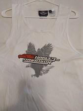 Harley Davidson White Tank Top Mens Size XL