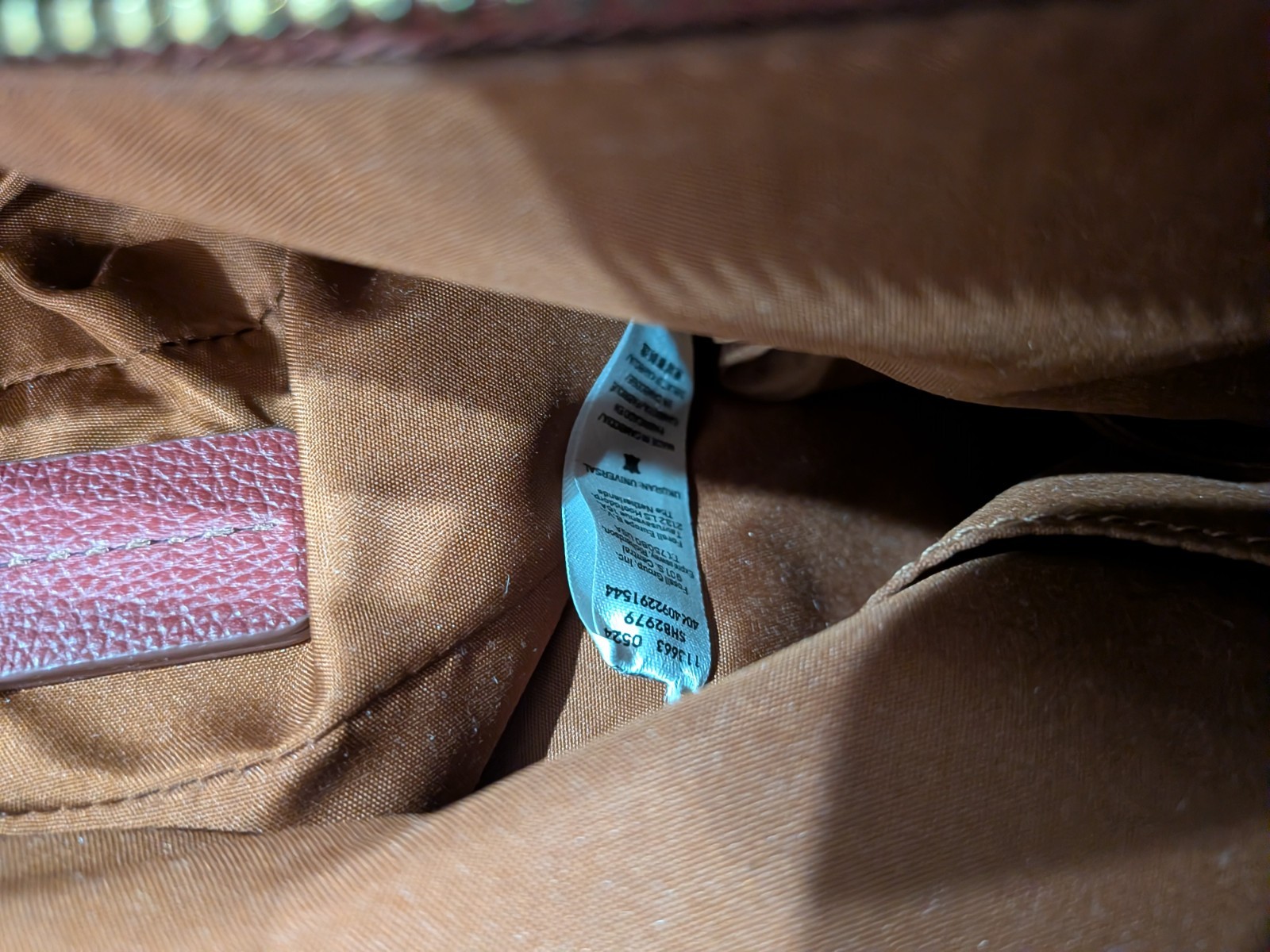 Fossil Convertable Backpack Purse Dark Red Leathe… - image 11