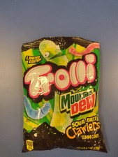 Rare Limited Trolli Mountain Dew Sour Brite Crawlers Gummy Worm Candy 6.3oz 6-26