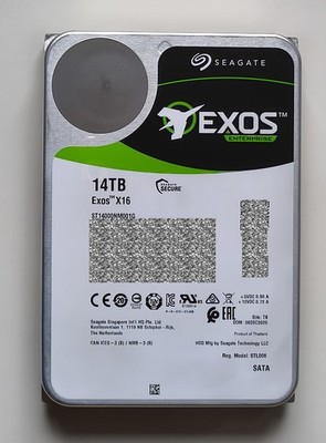 Festplatte Seagate Exos X16 14TB ST14000NM001G Enterprise HDD SATA