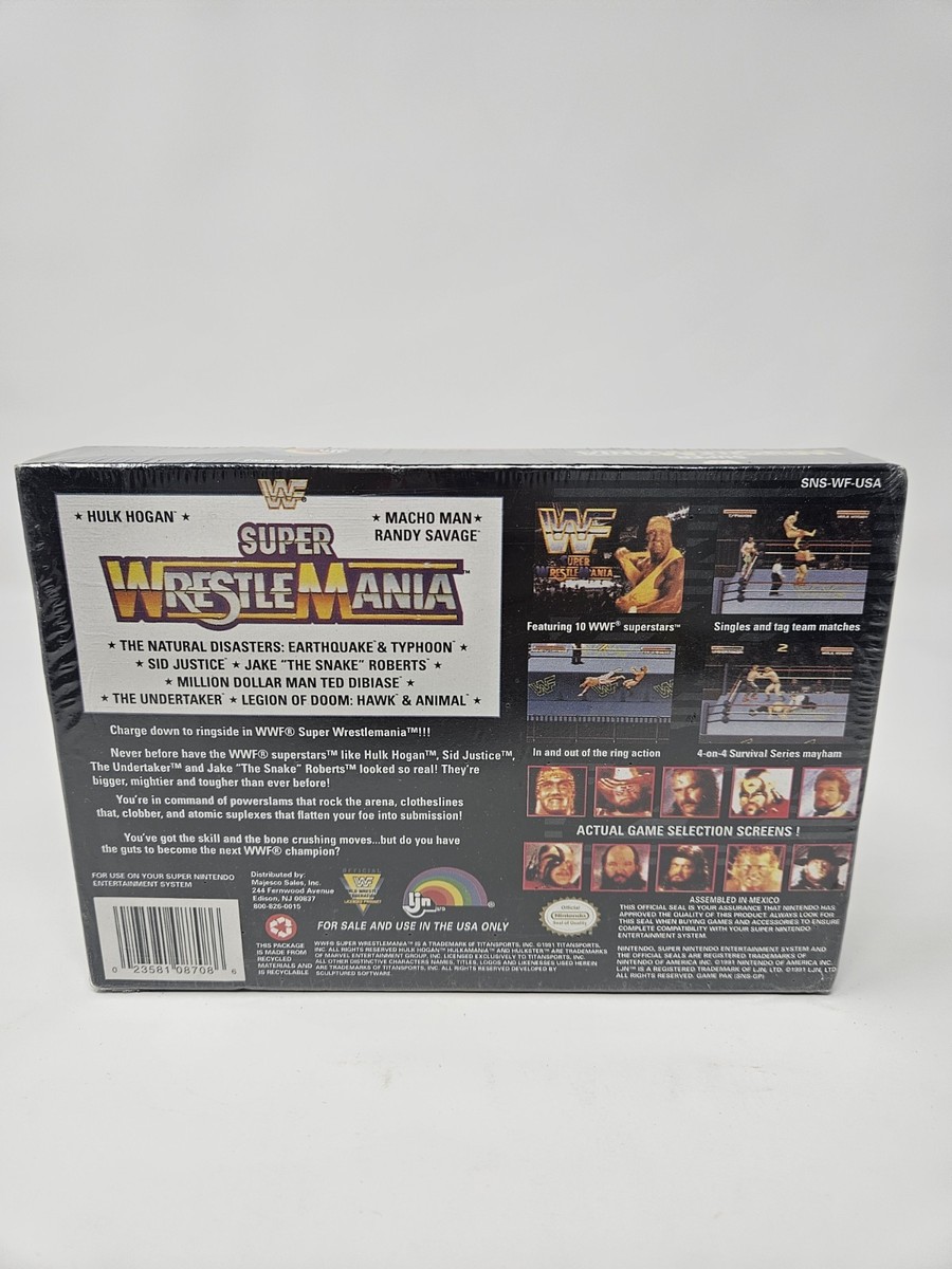 WWF Super WrestleMania (SNES, 1992) for sale online | eBay