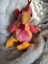 Ty Beanie Baby Doodle The Rooster Retired Rare Mint Condition with Tags