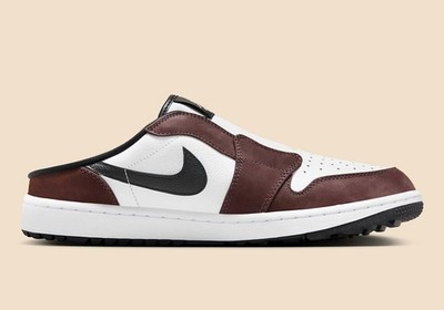 Nike Air Jordan 1 Mule Golf Mocha Baroque Brown White FJ1214-200