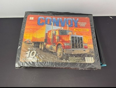 Vintage Matchbox Convoy Official Carry Case Convoy Rigs Storage w/ Trucks & Load