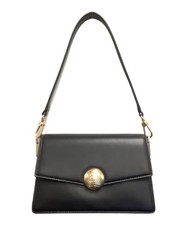 Borsa a tracolla LACOSTE NF5105IT in pelle nera da donna usata autentica
