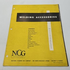 Vintage NCG Welding Accessories Welding Catalog