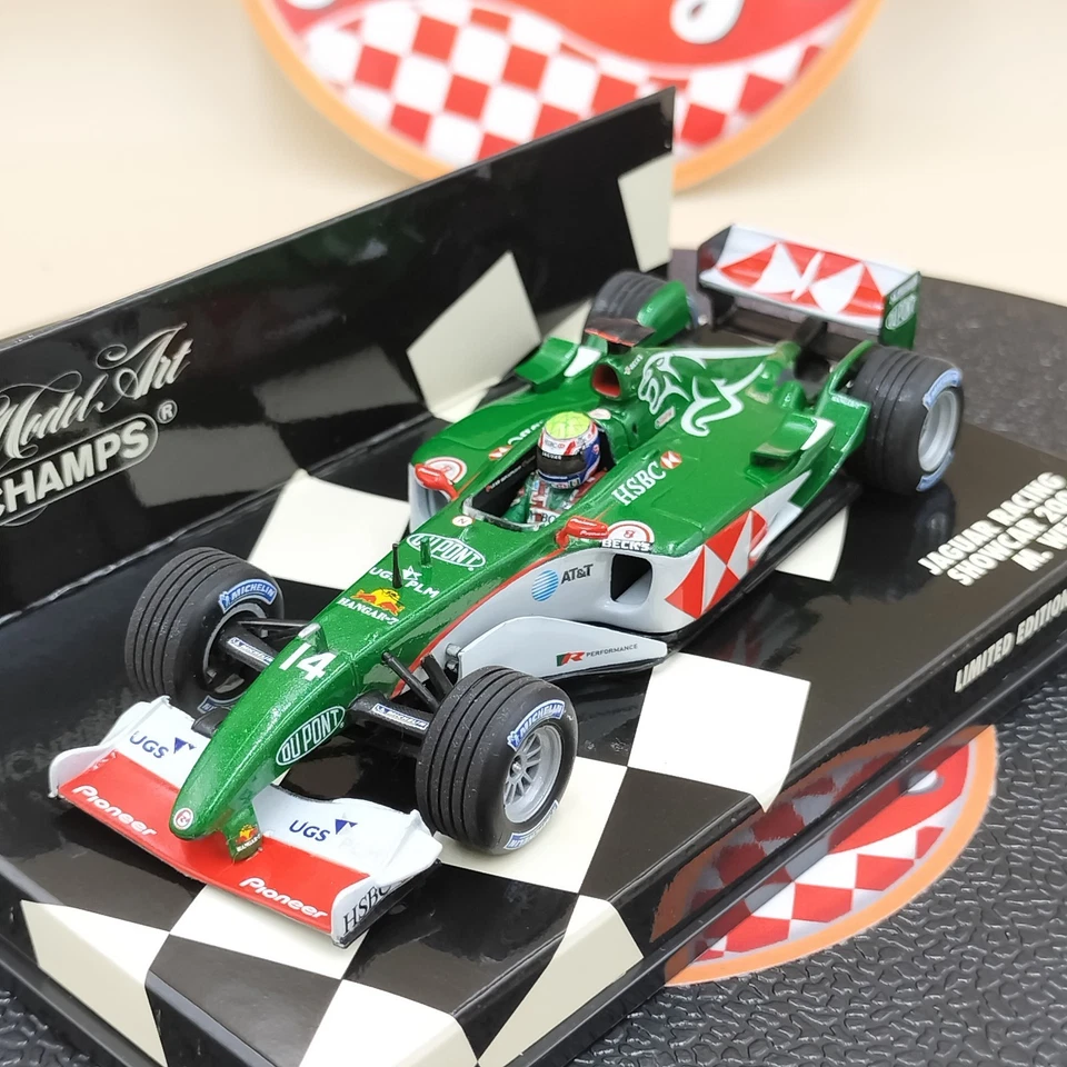 MINICHAMPS 1/43 Jaguar Racing Show Car 2004 Mark Webber #14 400040084 - Image 2 of 4