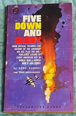 #ad Gene Gurney FIVE DOWN AND GLORY 1958 $20.00