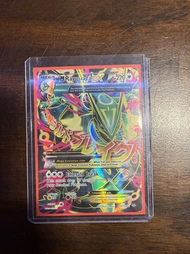 M Rayquaza EX (105 Full Art) 105/108 Roaring Skies Holo Pokemon TCG