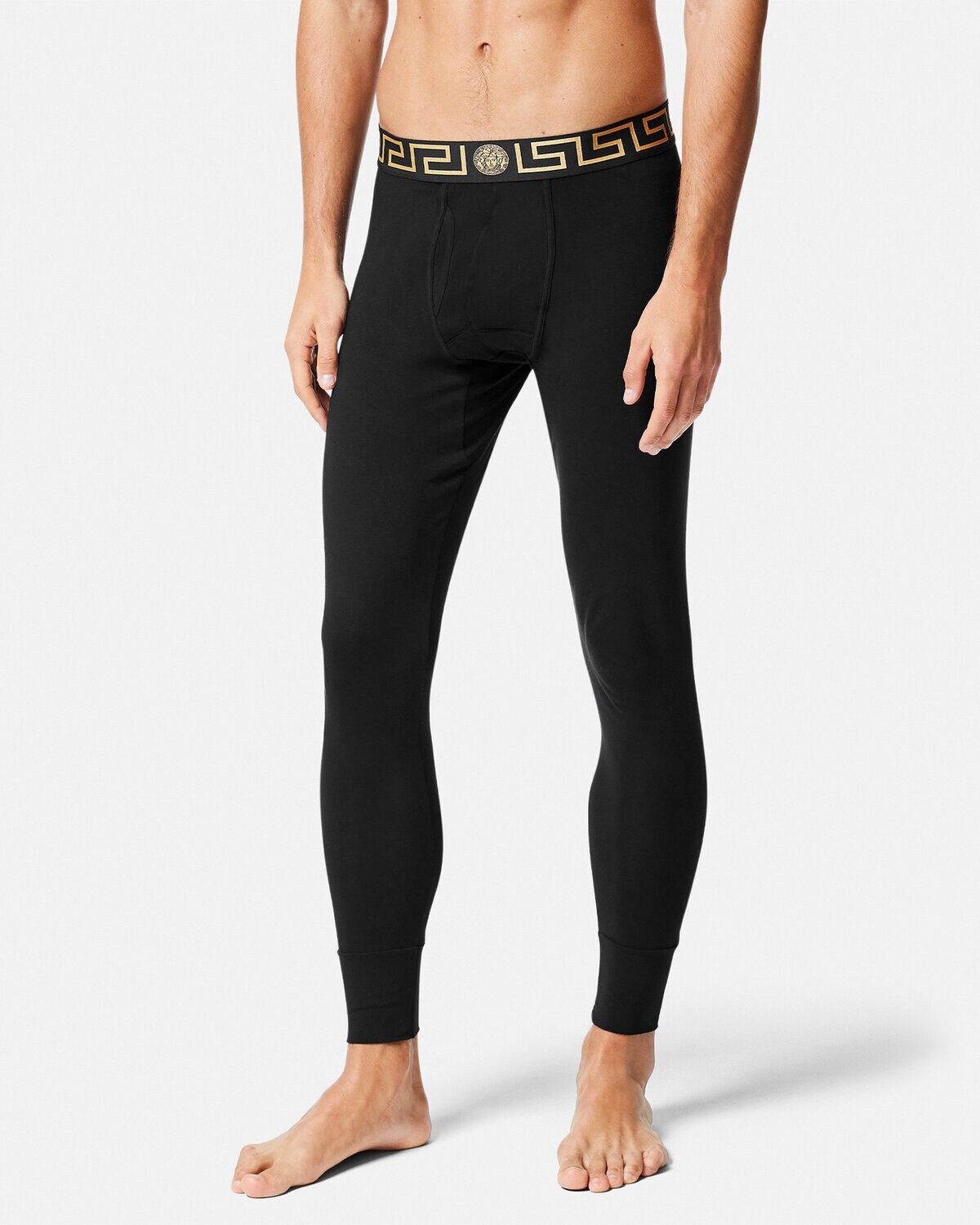 Versace Mens Long John Underpants Greekkey Underwear Versace Sz 7 US XL IT 54 25490₽