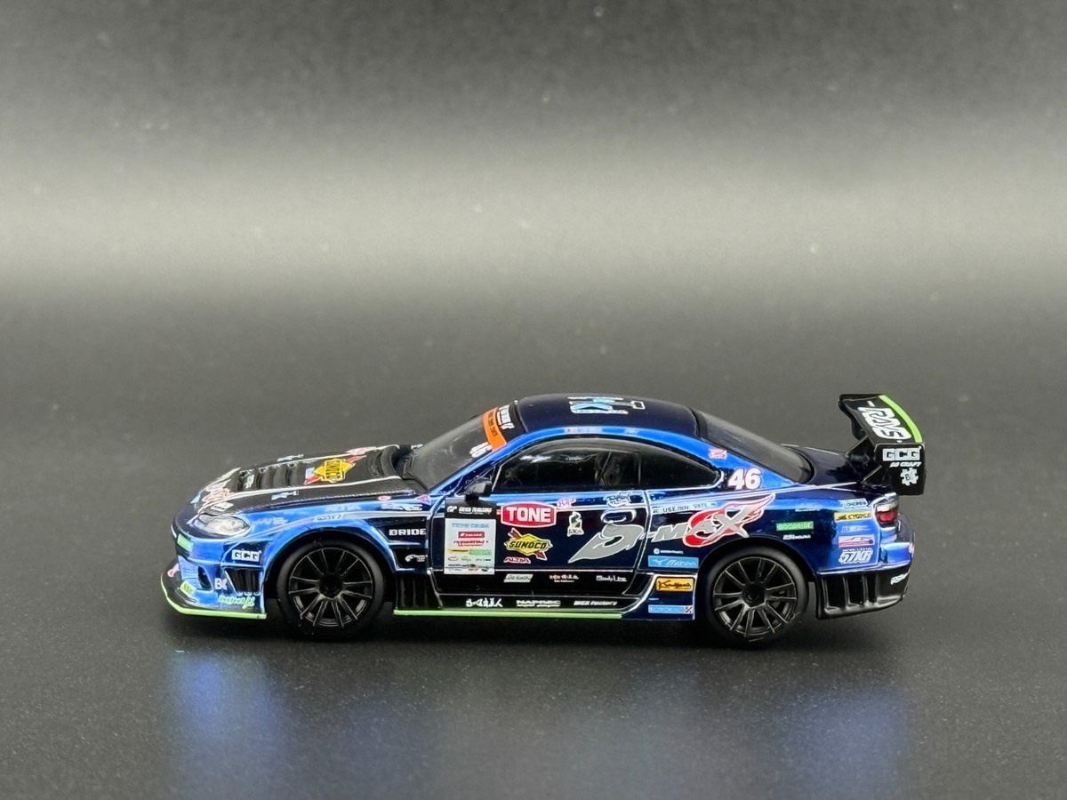 Mini GT Nissan Silvia S15 D-MAX Racing #46 2023 D1 GP #857 1