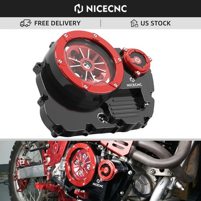 #ad For Honda XR650L 1993 2025 NICECNC Transparent Clutch Cover Oil Filter Cap Guard $195.00