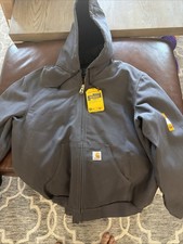 Carhartt Men's Traditional Coat Loose Fit, Firm Duck Insulation, size M