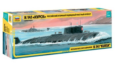 ZVEZDA 9007 1:350 Russisches Atom-U-Boot K-141 Kursk