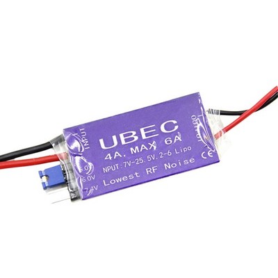 UBEC Spannungsregler für RC-Flugzeuge, 4 A Ausgang, 5 V/6 V, Max. 12 A für 2325