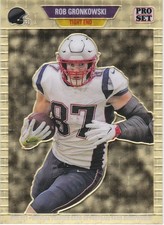 Marketplace image: 2024 LEAF PRO SET ROB GRONKOWSKI SUPERFRACTOR VINYL #1/1 U.S.BIDS ONLY