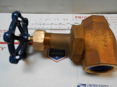 1172AS126-1 BRASS GATE VALVE 1 1/2'' NEW OLD STOCK