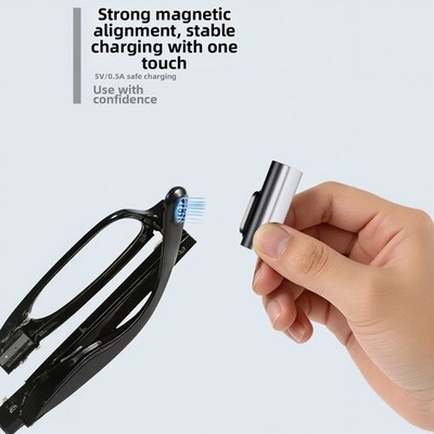 Für Rokid AI Brille USB-C Adapter Aluminiumlegierung Magnet Dock Station