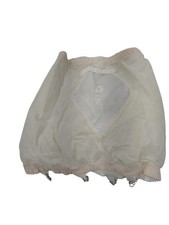 Vintage Exquisite Form Open Bottom Girdle With Garter Size L