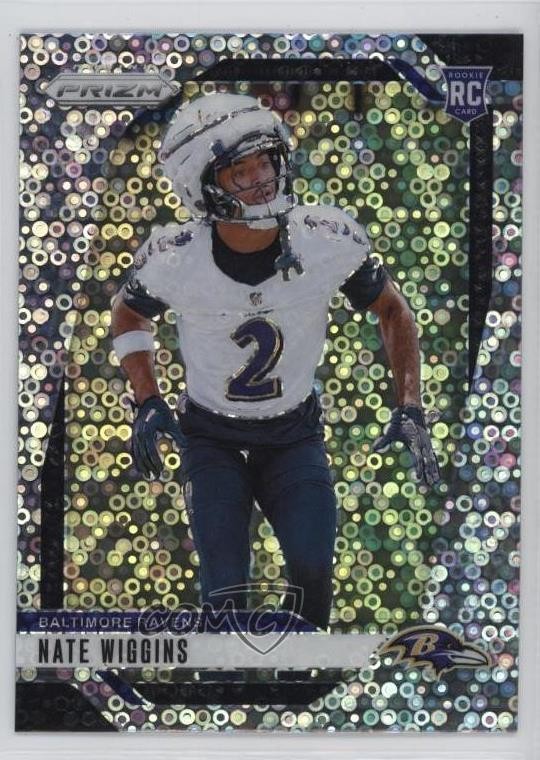 2024 Panini Prizm Rookies No Huddle Prizm Nate Wiggins #380 1o2