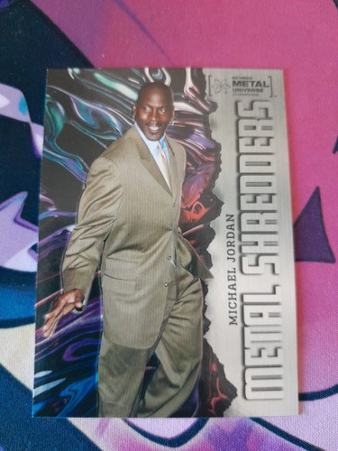 2022 Skybox Metal Universe Michael Jordan 🔥 Metal Shredders #101 Chicago Bulls - Foto 1 di 2