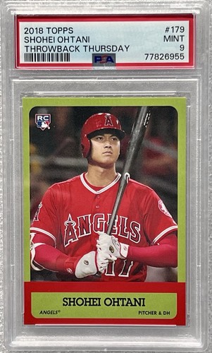 Shohei Ohtani #179 2018 Topps Throwback Thursday card