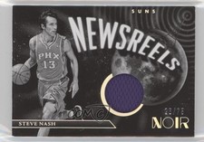 2022-23 Panini Noir Newsreels Jerseys 26/75 Steve Nash #NJ-SVN HOF 6fs