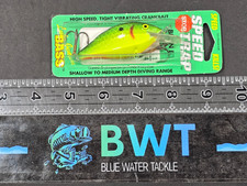 Pre-Rapala Luhr Jensen 1/8oz Speed Trap Vintage NIB-Chartreuse Shad Crystal