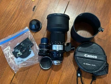 Canon FD 300 2.8 L Lens  Optex  X2 Extender + PL & BNCR Mount For Arriflex Arri